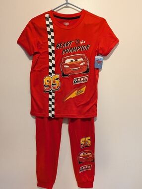 Disney Pixar Cars Red 'Heart of a Champion' Kids Pajama Set